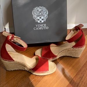 Cherry Red Vince Camuto Espadrilles